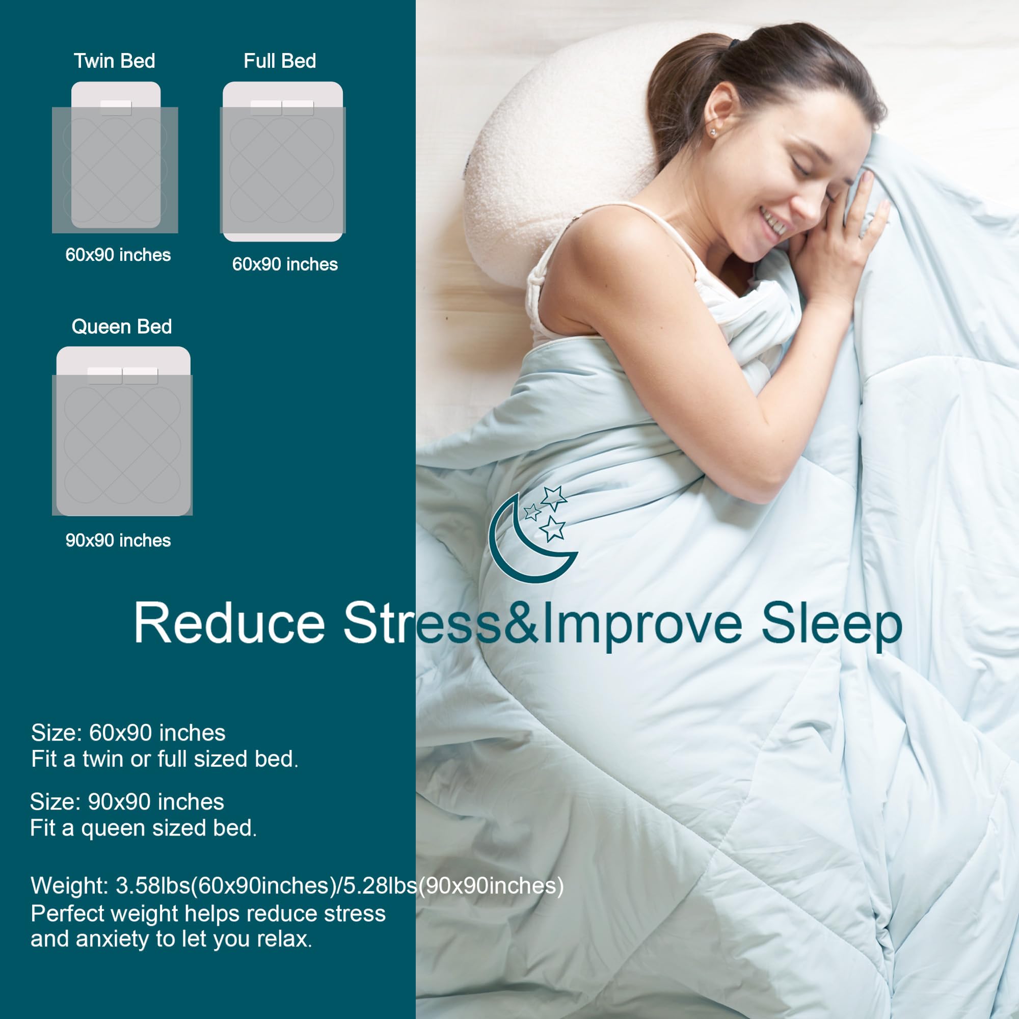 Cooling Comforter Queen Size, Cooling Blankets for Hot Sleepers and Night Sweats,