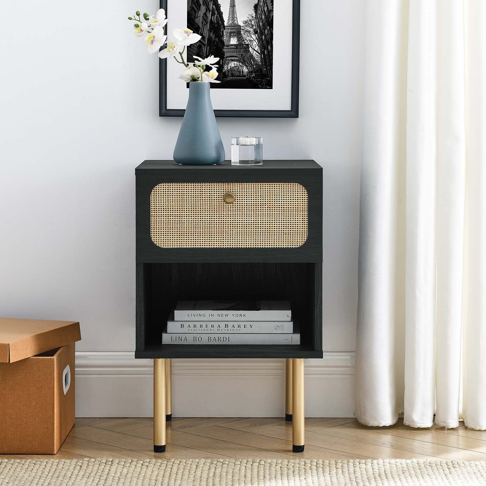 Chaucer Nightstand, Black