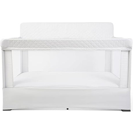 Lunaire Full Size Crib & Playard | Breathable Mesh Baby Crib | Tool-Free Assembly Baby Bed