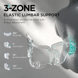 E3 Pro Ergonomic Office Chair - Big & Tall with 3-Zone Lumbar Support