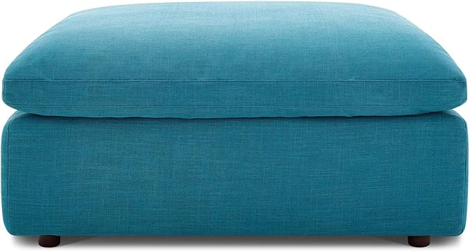 Down-Filled Overstuffed Performance Velvet 4-Piece Sectional Sofa