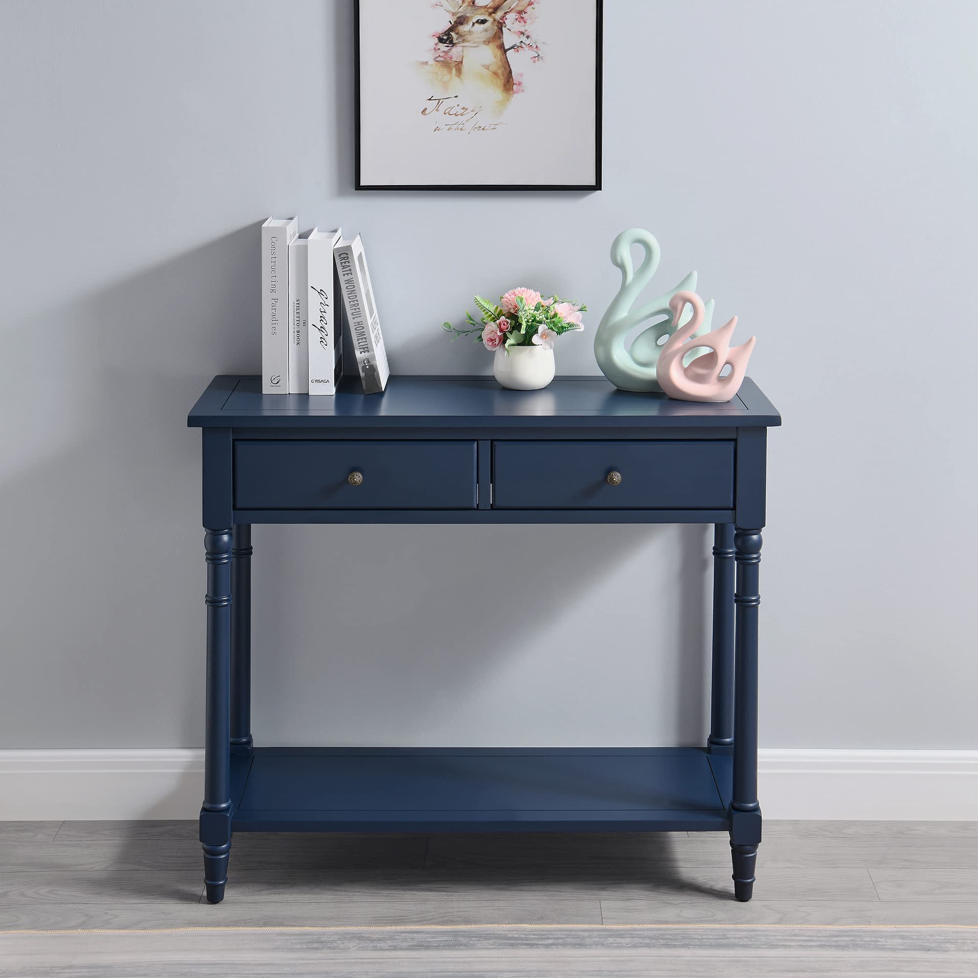 Solid Wood Console Entry Table