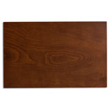 Henry Modern and Contemporary Grey Fabric Upholstered and Walnut Brown Finished