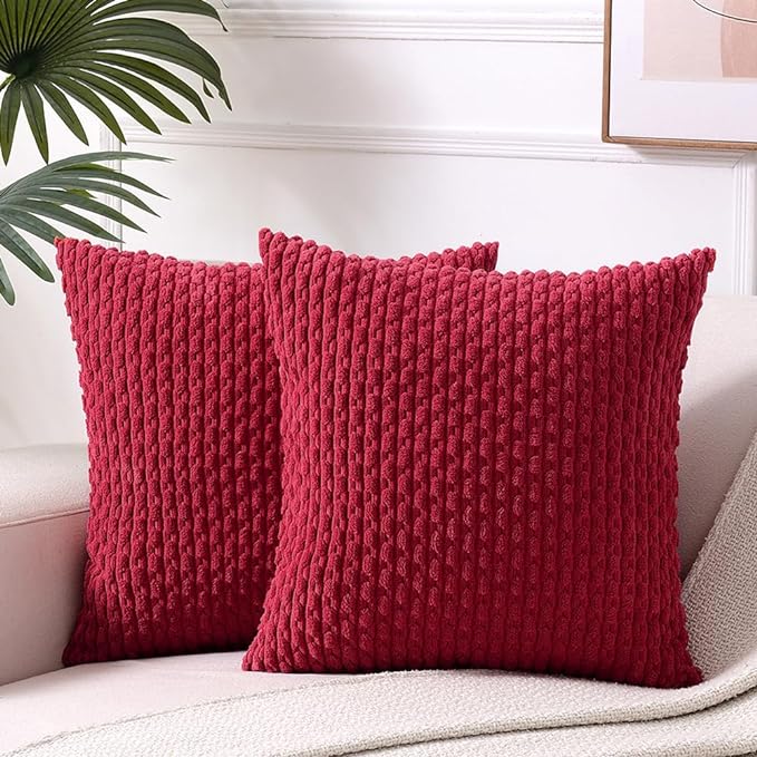 2 Packs Boho Cream Decorative Throw Pillow