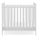 Middleton Mini Crib with 2.75-Inch Mattress - Greenguard Gold Certified, Textured White