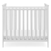 Middleton Mini Crib with 2.75-Inch Mattress - Greenguard Gold Certified, Textured White