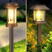 12 Solar Pathway Lights & 8 Pack Solar Pathway
