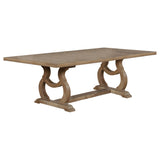 Brockway - Solid Wood & Veneer - Transitional Dining Table