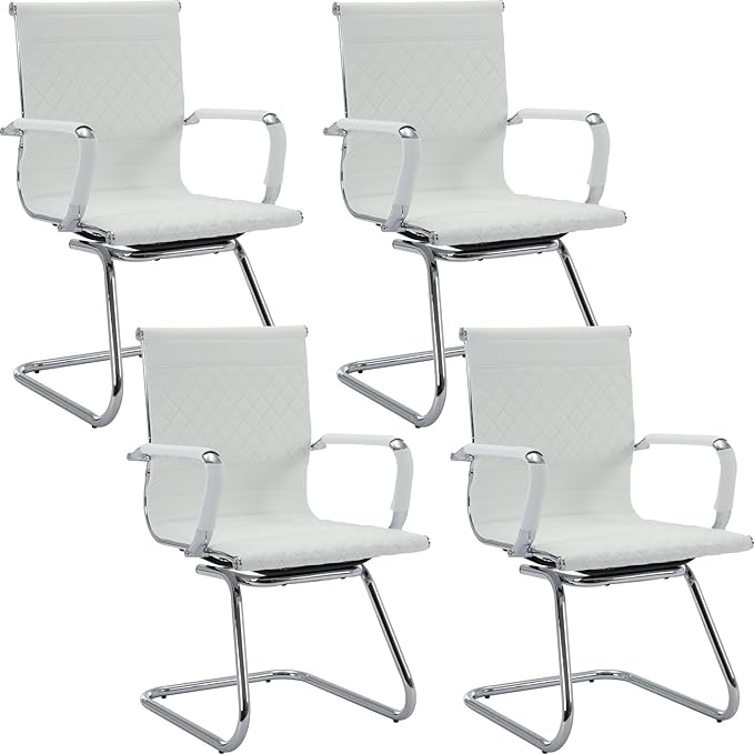 Office Guest Chairs Reception Chairs Waiting Room Chairs Set of 6 Conference Room