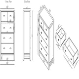 Arden Bedroom Set, Queen Bed, Driftwood Gray