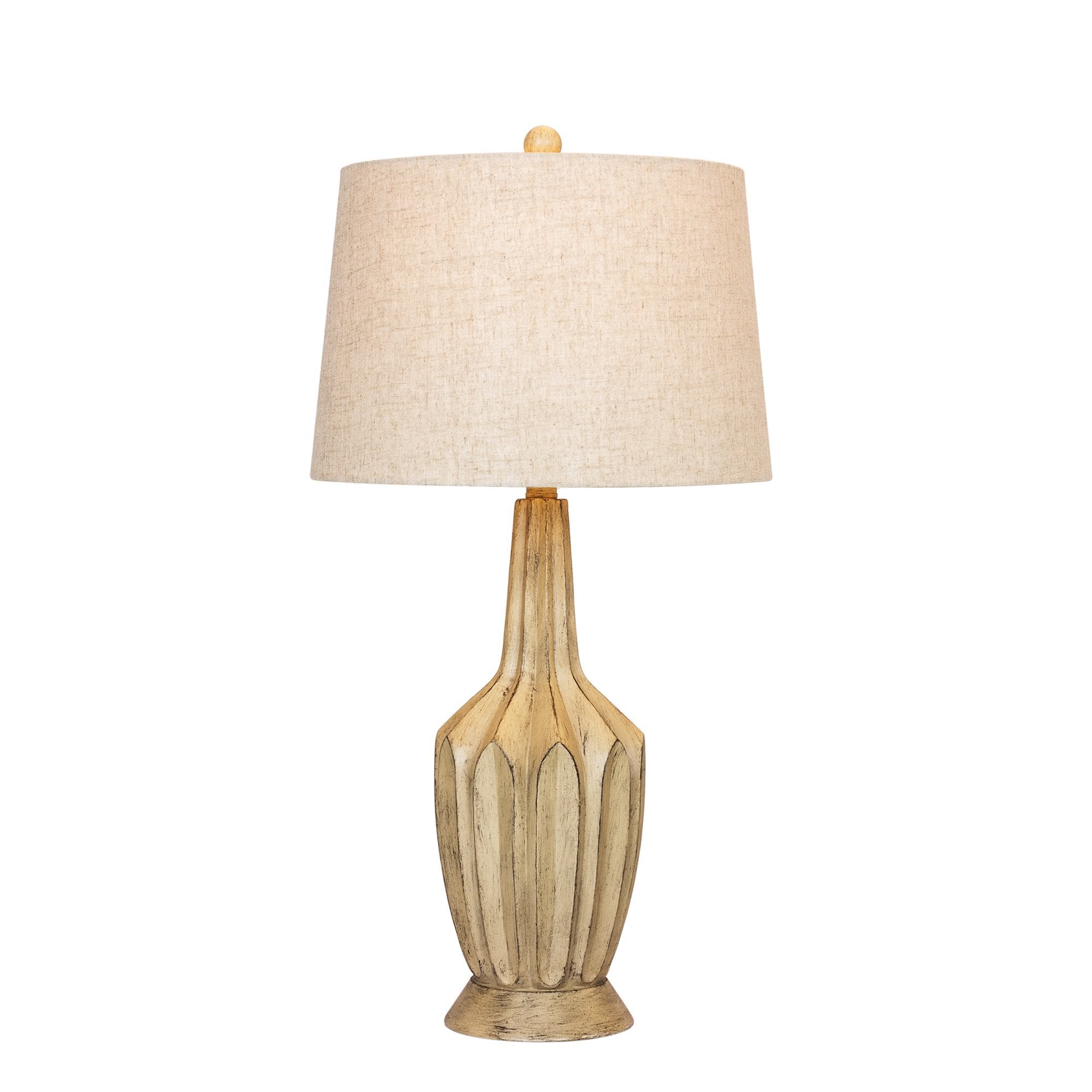 6257 Table Lamp, 29.5, Beige