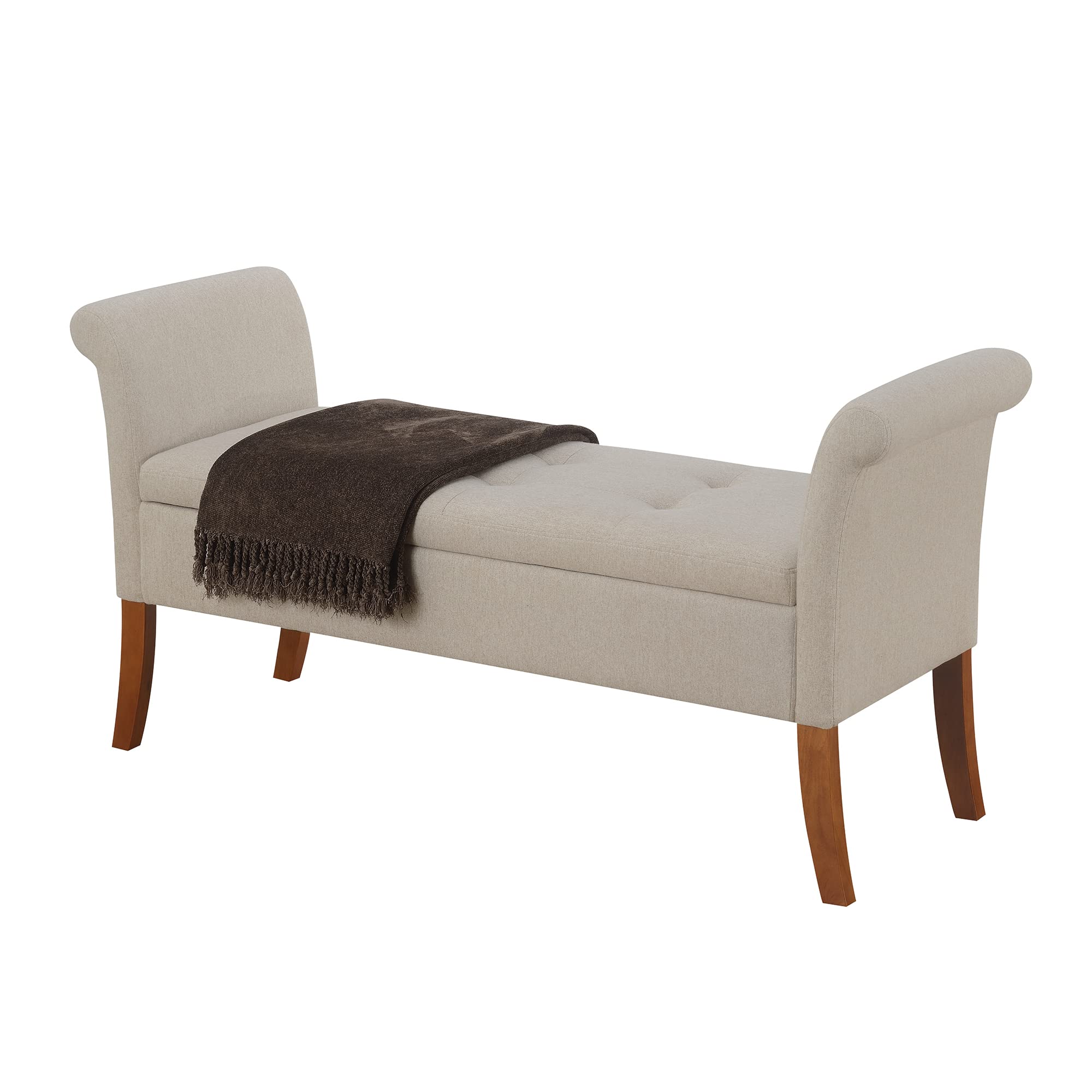 Concepts Designs4Comfort Garbo Upholstered Storage Bench