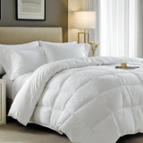 White Feather Down Fiber Comforter Queen Size, Hotel Collection Luxury Hypoallergenic