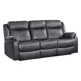 9990 Yerba Lay Flat Double Reclining Sofa, 80" W, Dark Brown