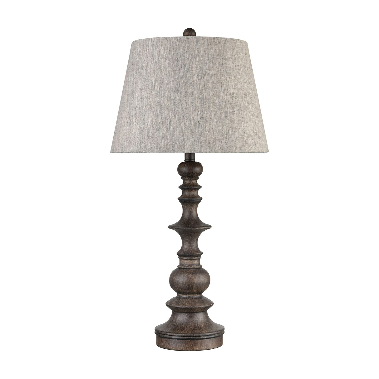 77179 Rhinebeck 30'' High 1-Light Table Lamp - Aged Wood