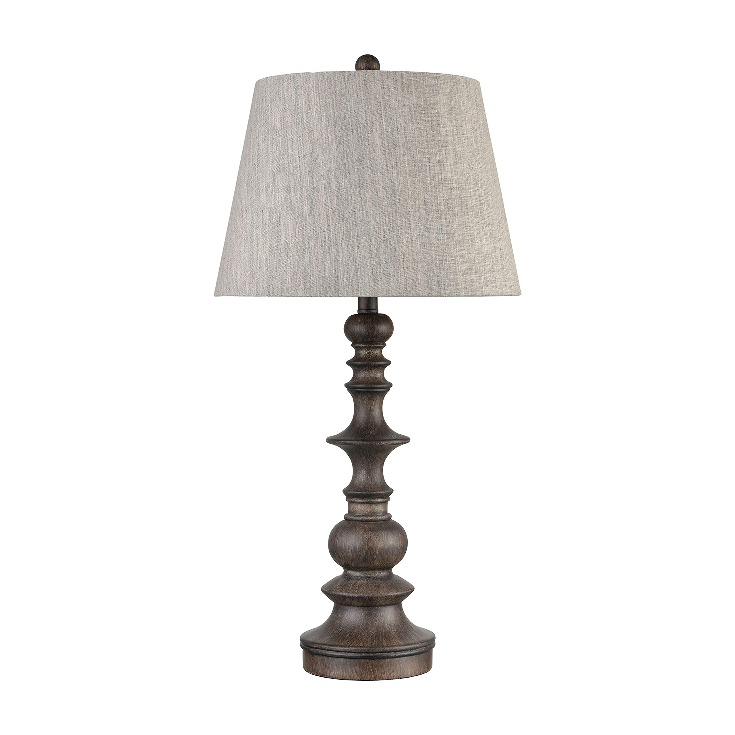 77179 Rhinebeck 30'' High 1-Light Table Lamp - Aged Wood