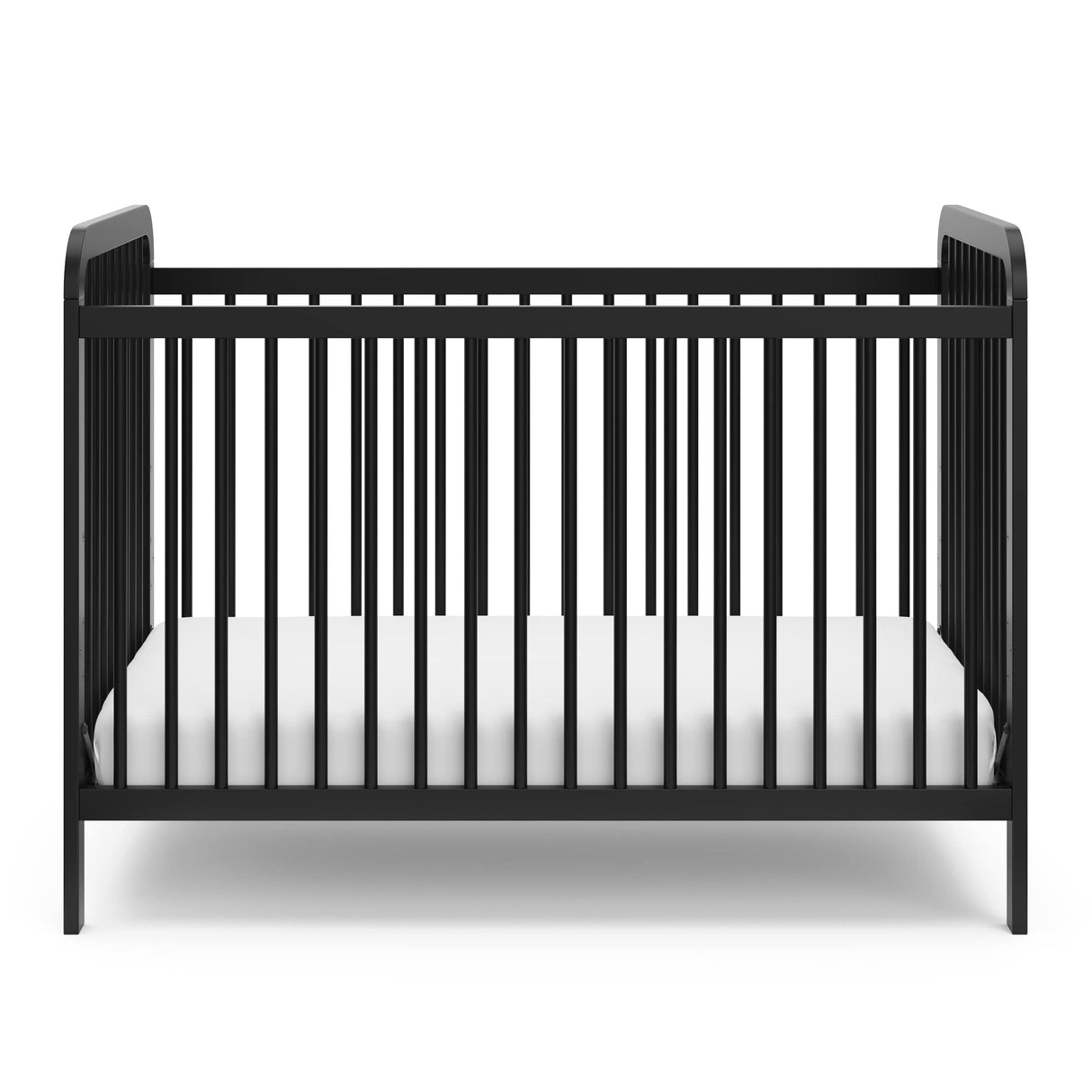 3-in-1 Convertible Crib (Black) – GREENGUARD Gold Certified, Converts