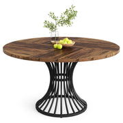 47-Inch Round Dining Table for 4-6 People