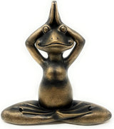 Yoga Frog Statue