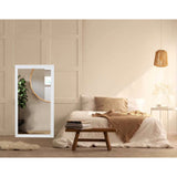 Vertical / Horizontal Antiqued White Finish W72xDP3xH132