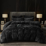 Truly Velvet Duvet Cover Set King Size, 3pcs Ultra Soft Breathable Comforter Cover Set