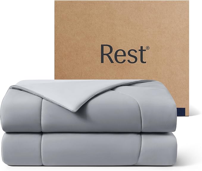 Cooling Comforter,  Blanket for Hot Sleepers, All Season Bedding to Keep Cool