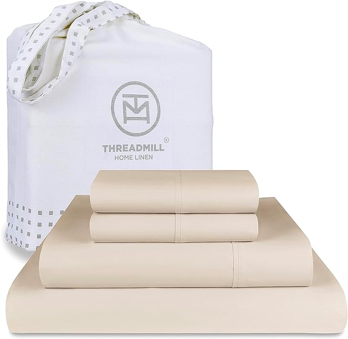 Luxury 100% Supima Cotton Sheets, Luxury 1200 Thread Count Cotton Sheets for Queen