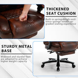 450lbs Big Tall Reclining Office Chairs with Footrest Back Support Ergonomic Wide Seat