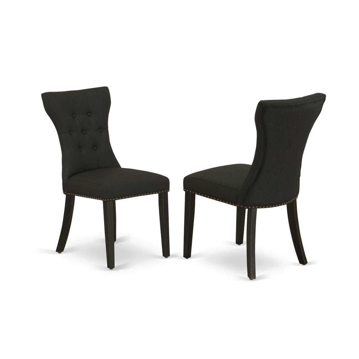 DLGA5-ABK-24 5 Piece Kitchen Table & Chairs Set Includes a Round Dining Room Table