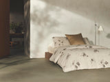 Calvin Klein - King Comforter Set, Soft Cotton Bedding, Floral Home Decor (Aquarelle Floral Grey, King)