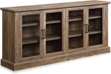 70 Inch Sideboard Buffet Cabinet, Entertainment Center with Storage,