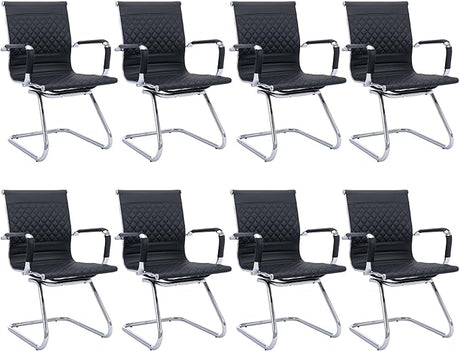 Office Guest Chairs Reception Chairs Waiting Room Chairs Set of 6 Conference Room