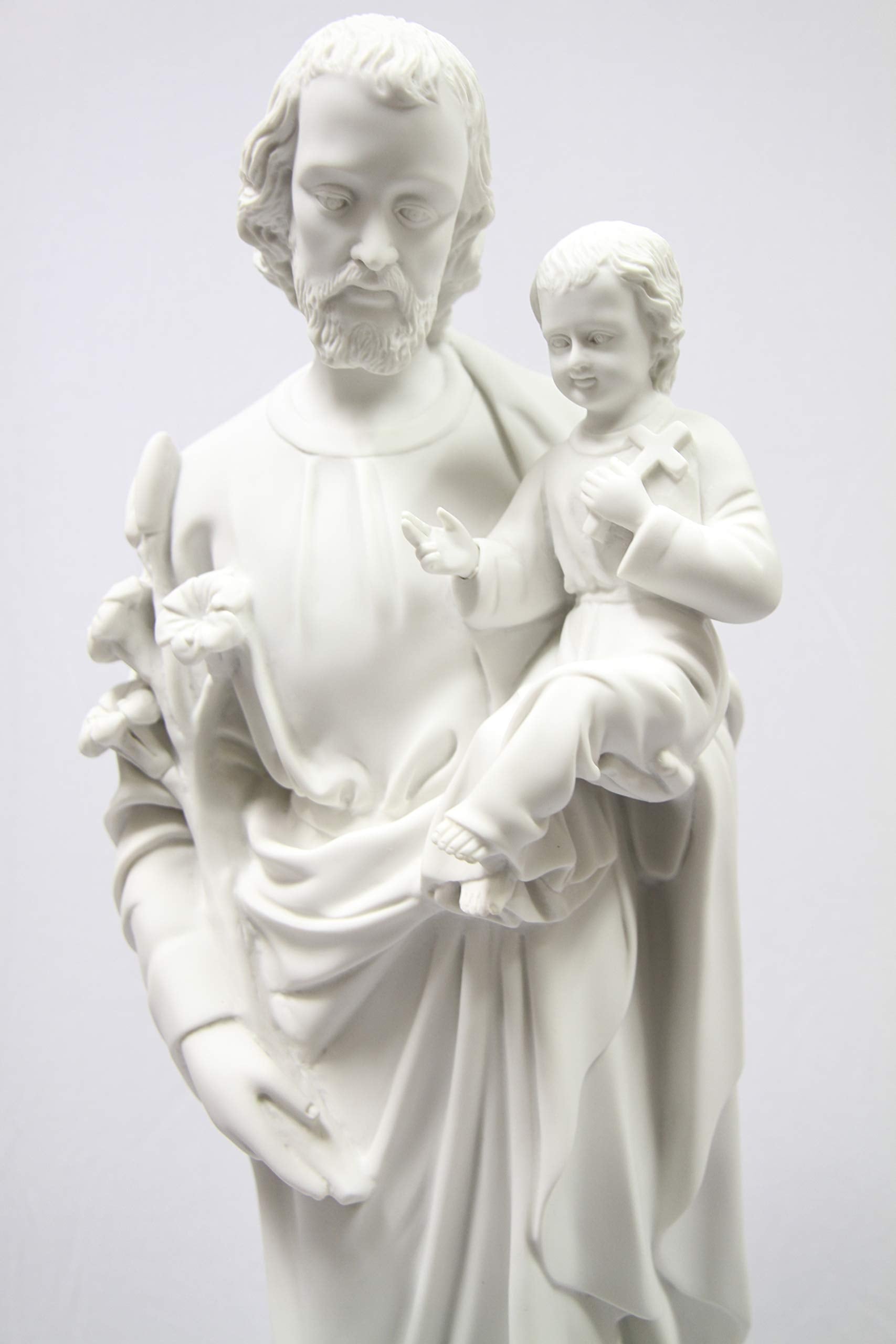 32 Inch Saint St Joseph Italian Statue Sculpture Figurine Made in Italy Indoor Outdoor