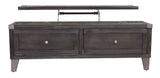 Todoe Industrial Rectangular Lift Top Coffee Table with 2 Storage Drawers,