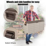 75 Gallon Outdoor Storage Box, Patio Deck Box Furniture