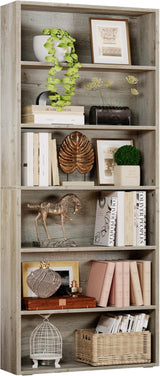 Bookshelves and Bookcases Floor Standing 6 Tiers Display Storage Shelves 70 in Tall Bookcase
