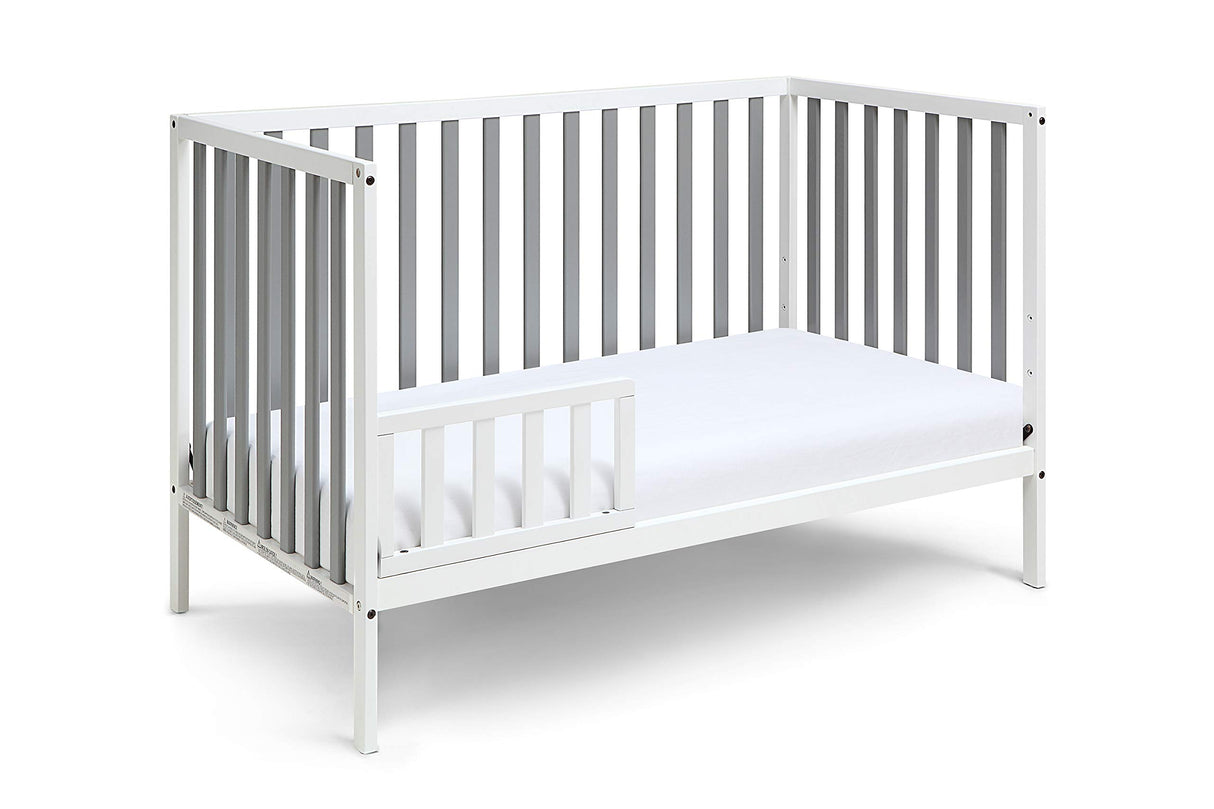 3-in-1 Convertible Crib, Easily Converts to Toddler Bed or Daybed, 3-Position Adjustable