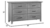 Willowbrook Dresser, Standard, Graphite Gray