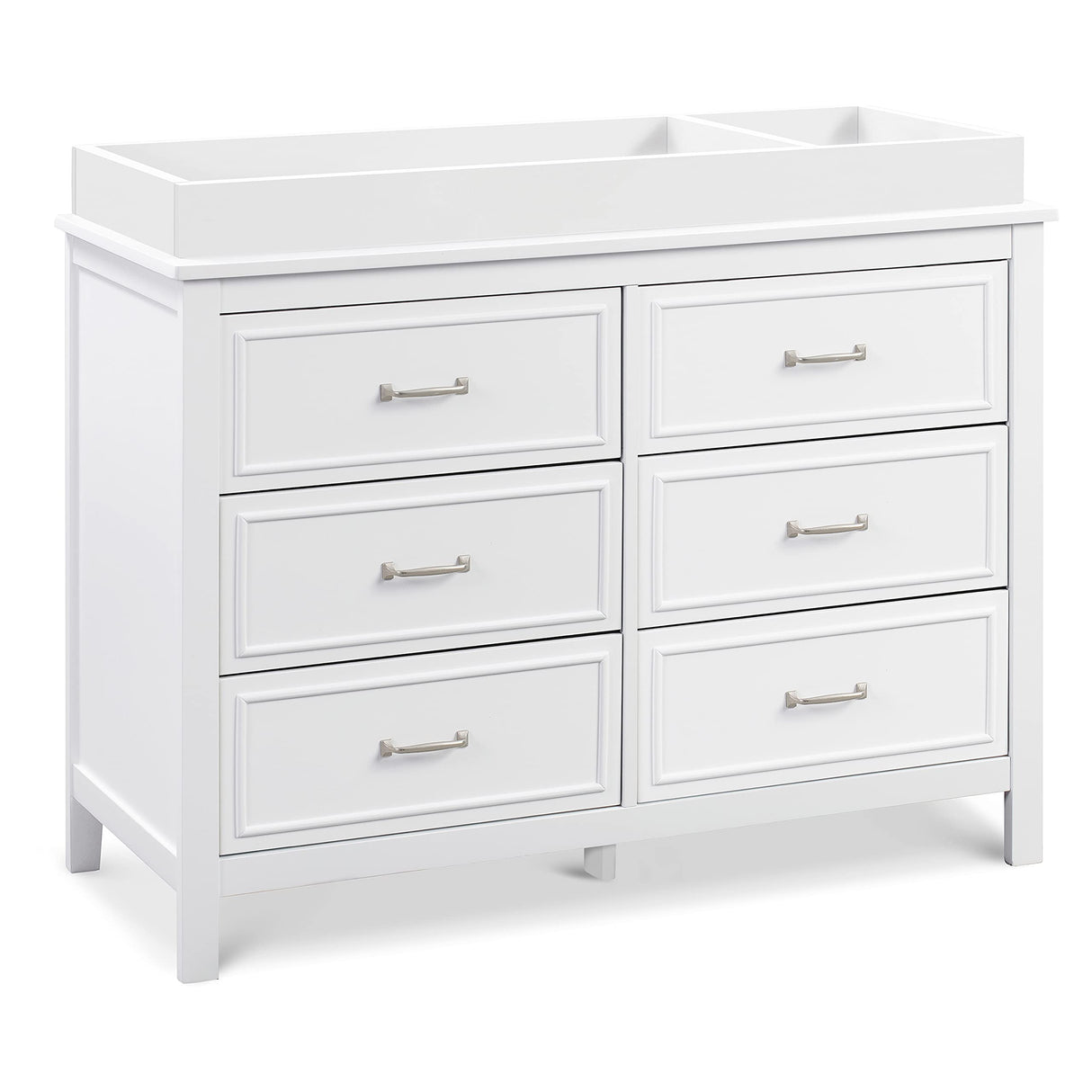 Charlie 6-Drawer Double Dresser in White