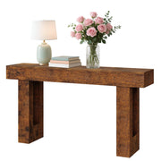 63-Inch Rustic Console Table for Entryway
