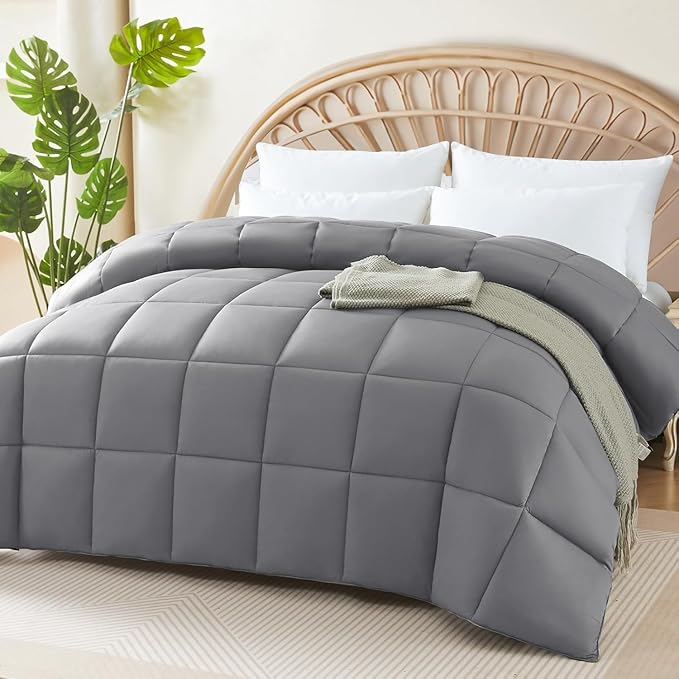 100% Viscose Made from Bamboo Comforter for Hot Sleepers- Breathable Cooling