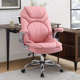 Ergonomic Executive Office Chairs with Adjustable Lumbar Support, 90-120° Rocking