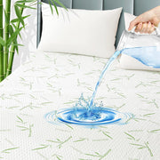 Hotel Super King Mattress Protector Made from Bamboo Viscose Soft Waterproof Mattress