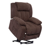 Power Lift Massage Recliner Chair for Elderly Heated fabric Recliner Ergonomic Lounge