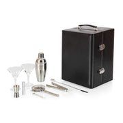 LEGACY - a Picnic Time brand Manhattan Case, Stainless Steel Cocktail Shaker Set