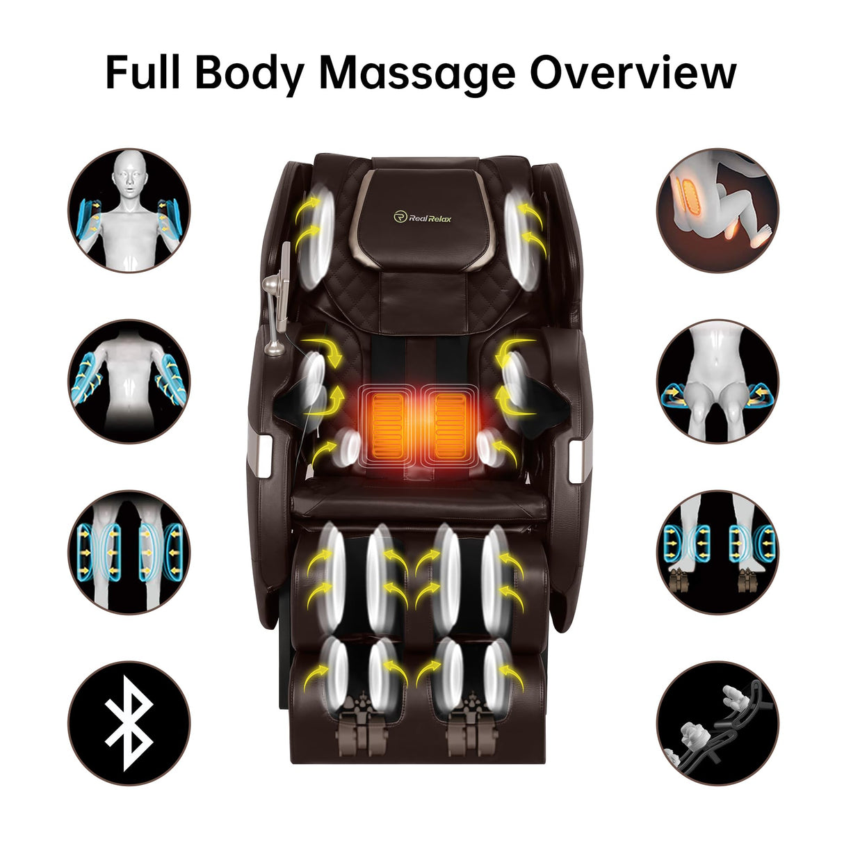 2024 Massage Chair of Dual-core S Track, Full Body Massage Recliner