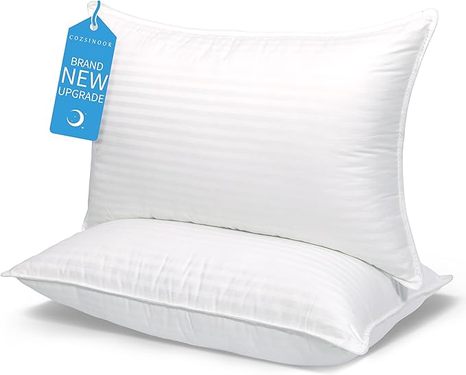 Bed Pillows for Sleeping Cozy Dream Series Hotel Quality Pillows Premium Plush Fiber