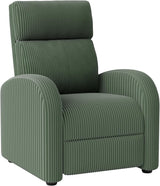 Recliner Chair Adjustable Home Theater Single Recliner Sofa Furniture with Thick Seat Cushion and Backrest