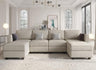 Reversible Sectional Sofa U Shaped Couch with Storage Seat with Chaise