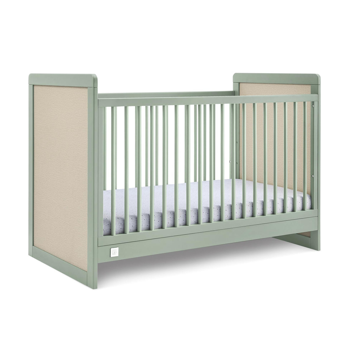 babyGap Liam 4-in-1 Convertible Crib - Greenguard Gold Certified, Sage Green/Natural